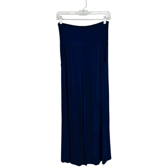 Kindred Bravely Women's Size S Bamboo Wide Leg Maternity Navy Lounge Pants - Picture 1 of 4